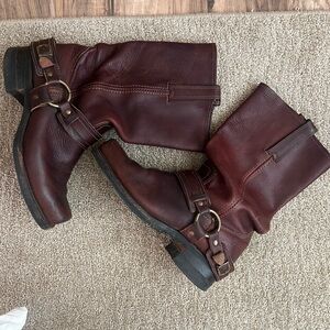 frye harness boots